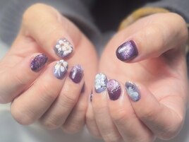 フラワーネイル