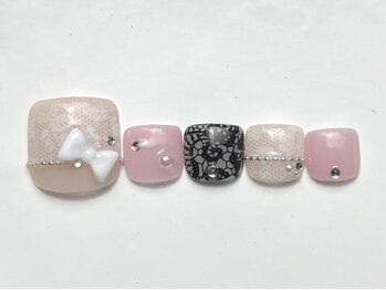 ジェミーネイル イケブクロ(Jemiy nail ikebukuro)/レースフット¥9500