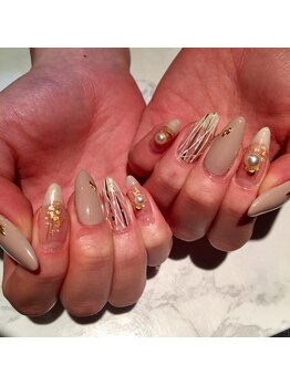 ラウンジ 町田店(RounGe)/【スカルプ】春ネイル