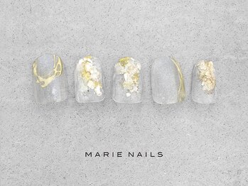 マリー ネイルズ いわきラトブ店(MARIE NAILS)/定額7,700円税込 &nbsp;クリア 0525e