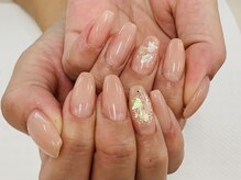 ダブルネイル(Double Nail)/【ほり】大人オフィスネイル