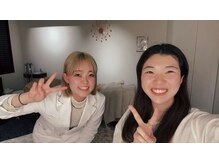 アネラ 本町(ANERA)/小顔矯正毛穴洗浄後のお客様と♪