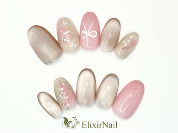 エリクサーネイル 神田(Elixir Nail)/シンプル/クーポン使用