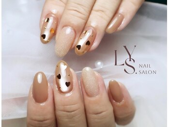 バレンタイン定額ネイル