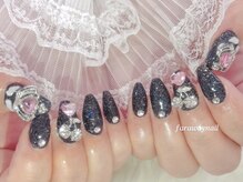 ファラウェイネイル(Faraway nail)/ブラックネイル☆