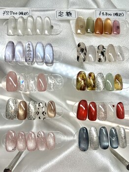 アリア(Aria)の写真/定額ネイル　秋冬デザイン追加しました！