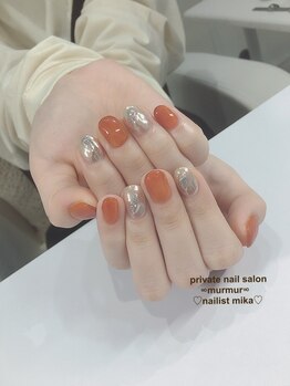 プライベート ネイルサロン マーマ(murmur)/ミラーネイル