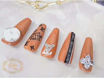 ラスターネイル(Luster nail)/LV風ネイル☆