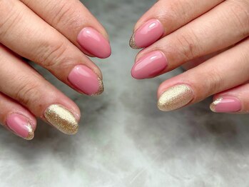 ブリスフルハピネス(Blissful happiness)/きれいめピンクネイル