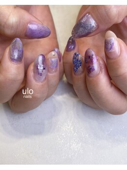 ウロネイルズ(ulo nails)/いろんなパープルデザイン