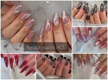 シンプル系からトレンドネイルも♪サンプルデザインも豊富に！！