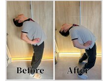 整体ラルース 中目黒(LALUZ)/40代　男性　猫背、腰痛改善