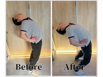 整体ラルース 中目黒(LALUZ)/40代 男性 猫背、腰痛改善