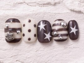 ボーダードット韓国スター￥9000