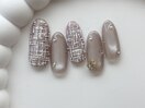 ツイードネイル/7000円