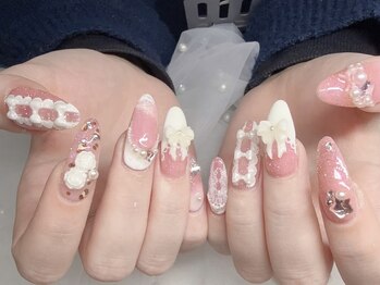 ネイルズバー 新宿店(Nails Bar)/プリンセスピンクネイル