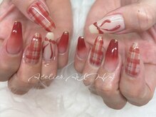 アトリエ アイハ(aiha)/チェックネイル