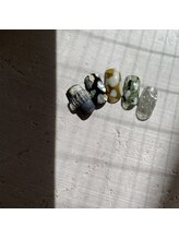 ハチニーイチ(0821)/【北花田】秋ニュアンスネイル