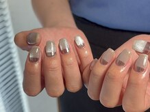 ラクネイル 浦和店(raku nail)/マグネットミラーネイル