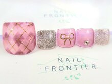 ネイルフロンティア 吉祥寺(NAIL FRONTIER)/Eキラキラ冬フット14980円