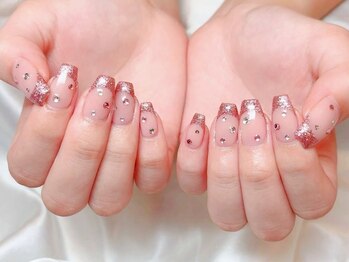 ヴィーナネイル ゆめタウン広島店(VinaNail)の写真/価格&仕上がり両方に自信◎【ワンカラーorグラデ(ケア込)¥3960】豊富なカラーご用意!ラメグラもOK♪