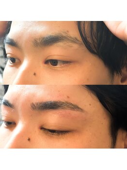 アンドスリー 原宿 表参道店(And Three)/平行眉で印象を優しく整える