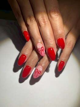 Silent/話さないネイルサロン【3/1 NEW OPEN（予定）】 /大人可愛いワンポイント