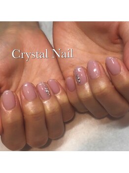 クリスタルネイル ボンベルタ橘店(CRYSTAL NAIL)/シンプルネイル