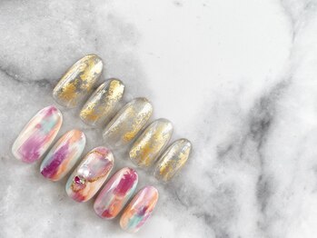 スリー(THREE)/Mar,2021/nail design