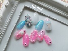 ネイルアンドまつげエクステ リッチエイト 原宿店(Rich8)/ゆめかわアイスネイルデザイン