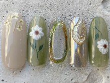 フリークネイル(FREAK Nail)/マーガレットオリーブ ¥13500