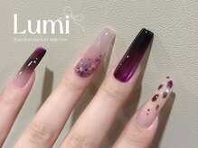 ルミネイル 大宮東口店(Lumi Nail)/パープルグラデラメ