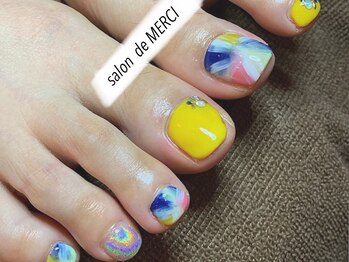 サロン ド メルシー(Salon de MERCI)/foot☆夏カラー