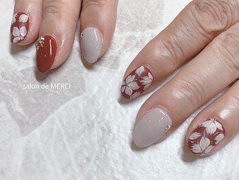 サロン ド メルシー(Salon de MERCI)/お花&マットコーティング☆