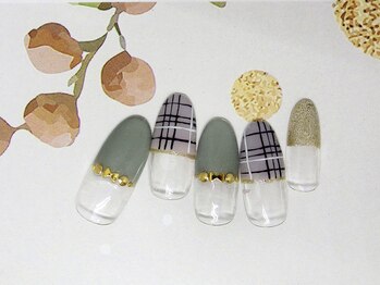 ネイルライフ(NailLife)/チェックネイル