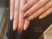 ネイルズ ララ(nails Lala)/秋ネイル。