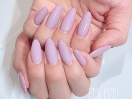 アクリル＋シンプルネイル