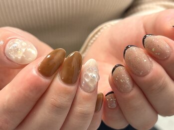 ぷっくりお花デザイン