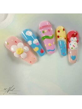 28ネイル 新中野店/夏・海デザイン定額