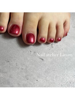 ネイルアトリエ リトム(Nail atelier Litom)/フット/ワンカラー