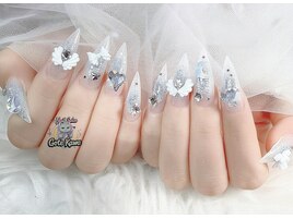 キラキラ、ワンホンネイル