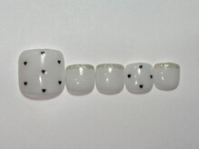 ネイルメゾン 渋谷店(NAIL MAISON)/ハートラメライン¥7500