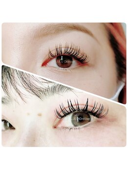 アイラッシュ サロン シャルメ(Eyelash Salon charmer)の写真/【桜木町店人気No.1】少ない本数で印象が変わる"バインドロック"で垢抜け体験★カラー変更無料で透け感も◎
