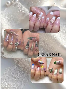 クレア ネイル(CREAR NAIL)の写真/アート力に自信◎定額サンプル/お持ち込みネイル可◎可愛いパーツも多数揃えております♪