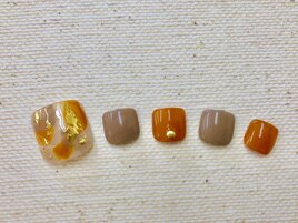 フット定額コース　秋冬ネイル１