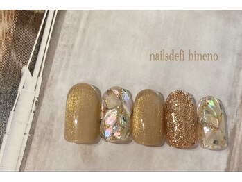 ネイルズデフィー 日根野サロン(NAILS defi)/デザイン¥8800(ご新規¥6160)