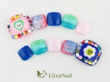 エリクサーネイル 池袋(Elixir Nail)/フット やり放題/クーポン使用