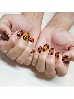 ブリリアントフェニックス(Brilliant Phoenix)/べっこう×ぷくぷくnail★