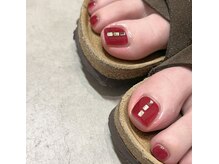ロカネイルズ(roca nails)/red one color