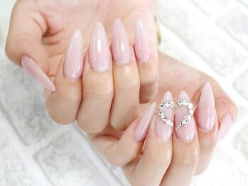 マーチ 新宿店(MARCH)の写真/【シンプルコース★ワンカラーorラメグラ+ストーン2本付け放題】 ご新規様￥3531～/リピーター様￥4631～